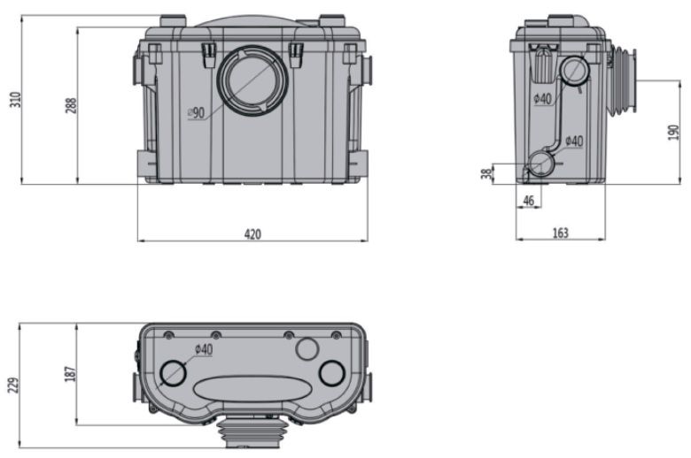 STP-450 - размеры STP-450 - размеры