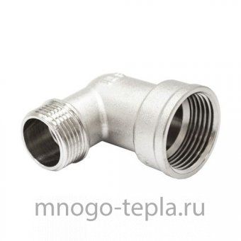 Угольник 1" x 3/4" В-Н никелированный латунный - №1