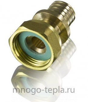 Концовка для коллектора под трубу PEX 1" НГ - 32 (4.4) TIM H-JS3204F аксиальная - №1