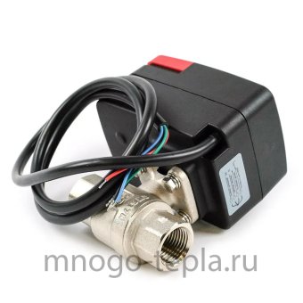 Кран от протечек воды 1" ВН/ВН Zeissler ZSv.1300.1106, с электроприводом 220В - №1