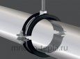 Сантехнический хомут для труб 1/2 (20-25 мм), с гайкой, шпилькой и дюбелем - №5