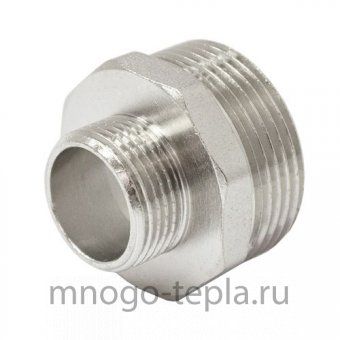 Ниппель переходной 1½" x ¾" никелированный - №1