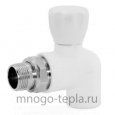 Кран шаровый полипропиленовый 20 - 1/2" НГ (с накидной гайкой), радиаторный, угловой - №2