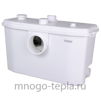 Канализационный насос с измельчителем для туалета TEBO WC 600, до 9 метров, до 150 л/мин - №1