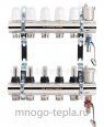 Коллекторная группа PROFACTOR PF MB 802.7 1" ВР, 7 отводов 3/4", расходомер, воздухоотводчик, сливной кран - №2