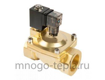 Электромагнитный клапан для воды UNIPUMP BOX-15 1/2", нормально открытый, 220В - №1