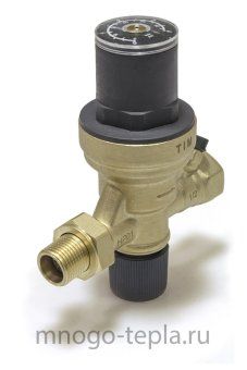Клапан автоматической подпитки с манометром TIM AF0206A 1/2" для отопления - №1