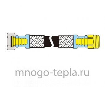 Гибкая подводка Гигант TiM 3/4 г/ш 80 см - №1
