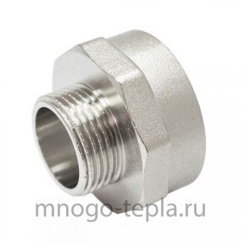 Переходник ¾" х ½"  В-Н никелированный - №1