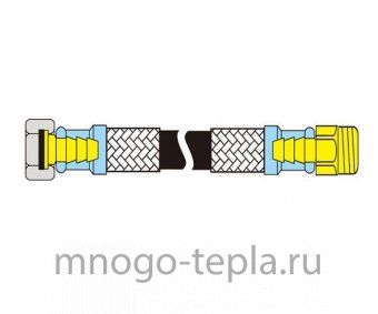 Гибкая подводка Гигант TiM C37-15, 3/4 г/ш, длина 150 см - №1