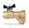 Кран шаровый с фильтром 1/2" ГГ TIM (BL7800) латунный -  бабочка - №2